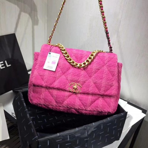 CHANEL 19 Überschlagtasche AS1162 Lavendel