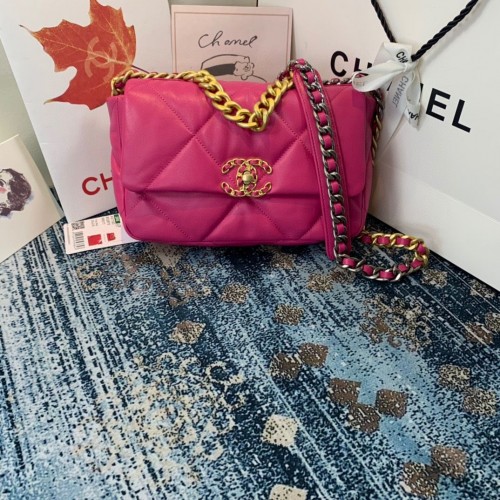CHANEL 19 Überschlagtasche AS1160 AS1161 AS1162 Rose