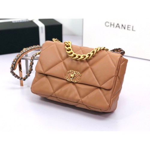 CHANEL 19 HANDTASCHE AS1160 AS1161 Karamell