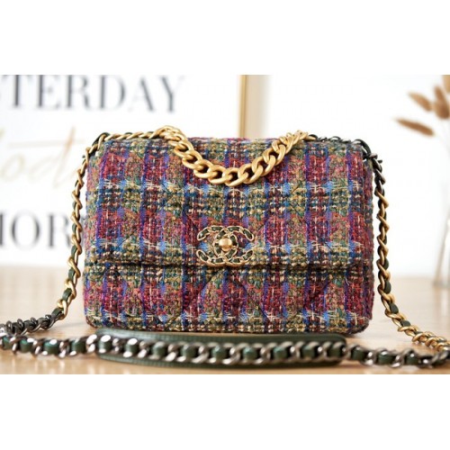 CHANEL 19 HANDTASCHE AS1160&AS1161 rosa