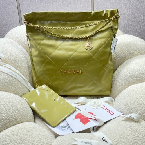 CHANEL 22 HANDTASCHE AS3262 Zitrone