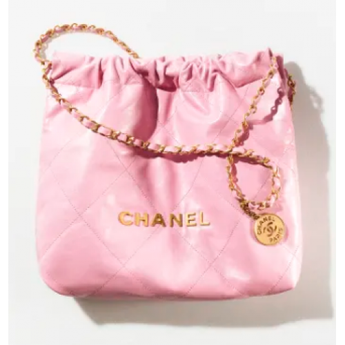 CHANEL 22 KLEINE HANDTASCHE AS3260 rosa