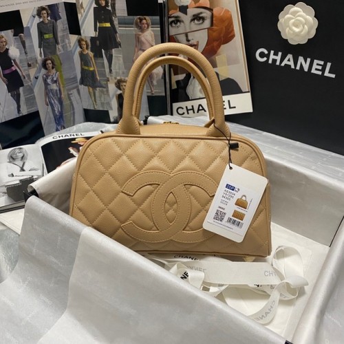 CHANEL Bowlingtasche AS3034 apricot