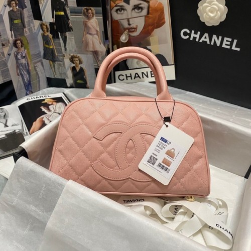 CHANEL Bowlingtasche AS3034 rosa