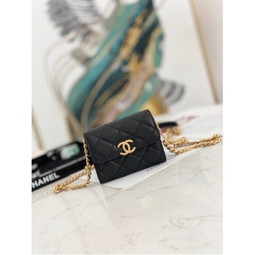 CHANEL KUPPLUNG MIT KETTE 81156 SCHWARZ