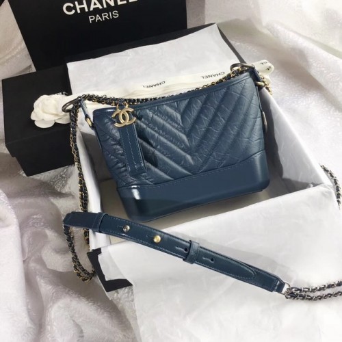 CHANEL GABRIELLE Original Kleine Hobo Bag A91810 Blau