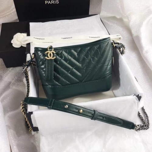 CHANEL GABRIELLE Original Kleine Hobo Bag A91810 grün