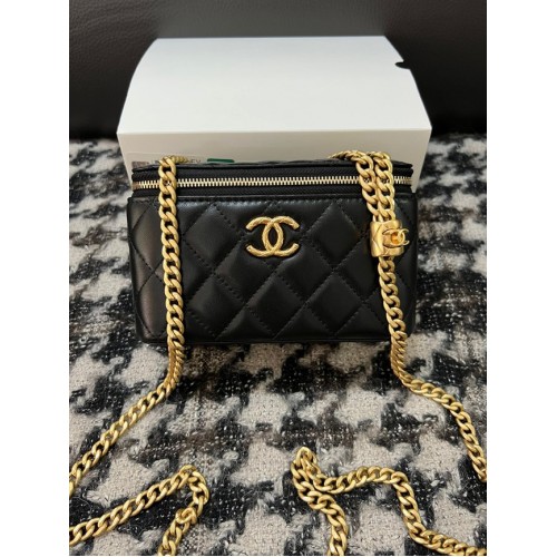 CHANEL WASCHTISCH MIT KETTE 68106 Schwarz