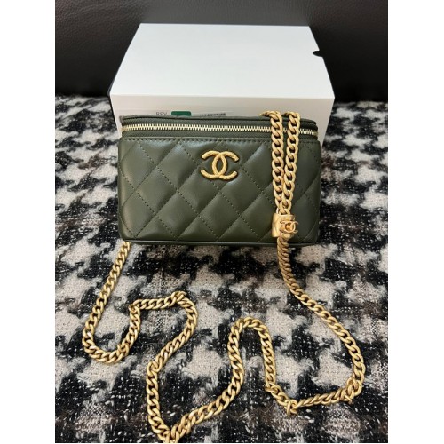 CHANEL WASCHTISCH MIT KETTE 68106 schwarzgrün
