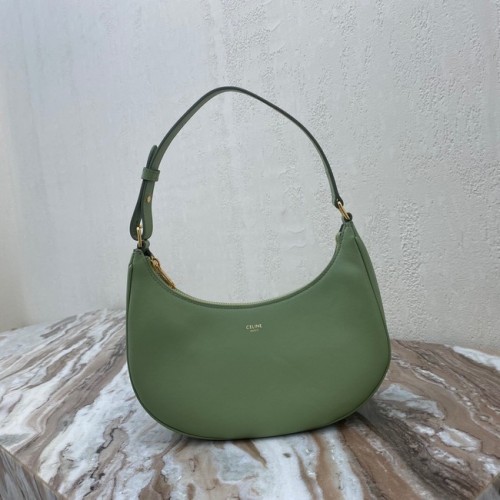 Celine AVA TASCHE AUS GLATTEM KALBSLEDER VINTAGE 193953 grün