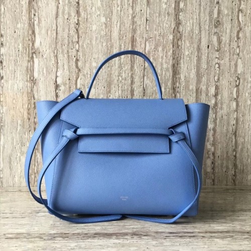 Celine Belt Bag Origina Leder Tragetasche A98311 himmelblau