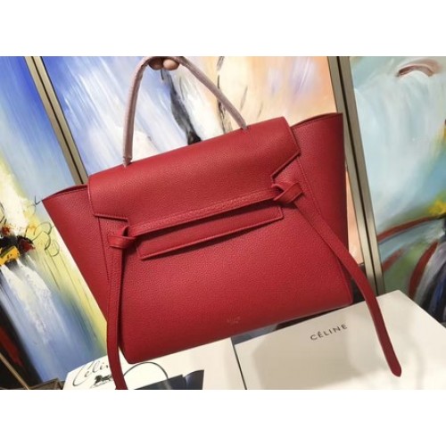 Celine Gürteltasche Original Litschi Leder C3349 Rot