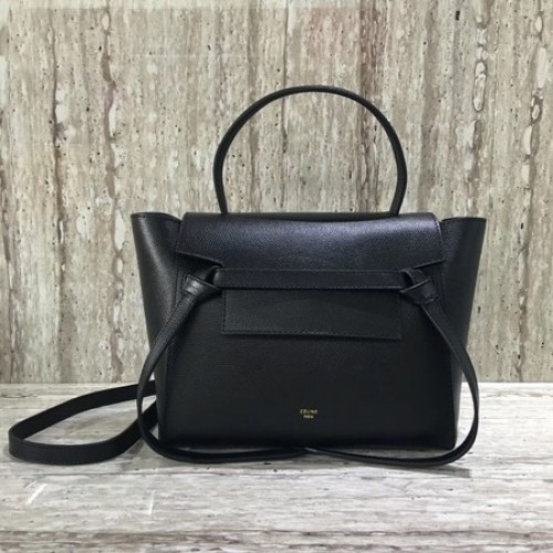 Celine Mini-Gürteltasche Original Leder C98310 Schwarz