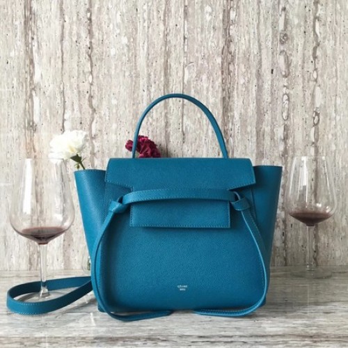 Celine Mini-Gürteltasche Original Leder C98310 Blau