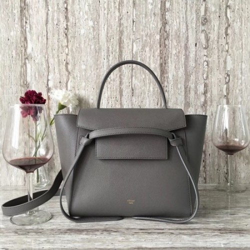 Celine Mini-Gürteltasche Original Leder C98310 Deep Grey