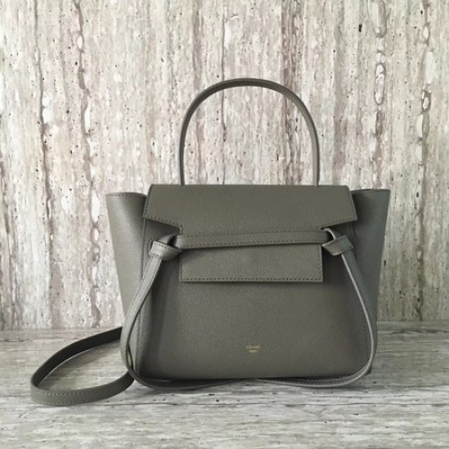 Celine Mini-Gürteltasche Original Leder C98310 Grau