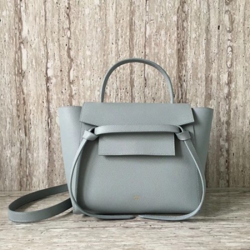 Celine Mini-Gürteltasche Original Leder C98310 Hellblau