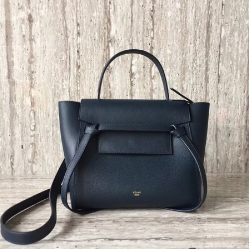 Celine Mini-Gürteltasche Original Leder C98310 Königsblau