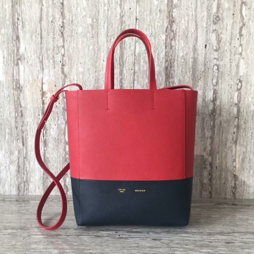 Celine Cabas Phantom Taschen Kalbsleder C2204 Rot&Blau