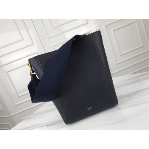 Celine Cabas Phantom Taschen Original Kalbsleder 3370 Blau