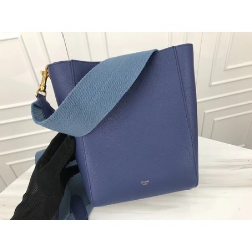 Celine Cabas Phantom Bags Original Kalbsleder 3370 Skyblue