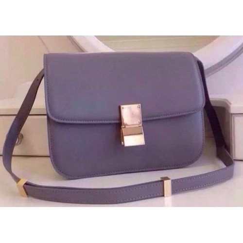 Celine Classic Box Flap Bag Kalbsleder C2263 Lila