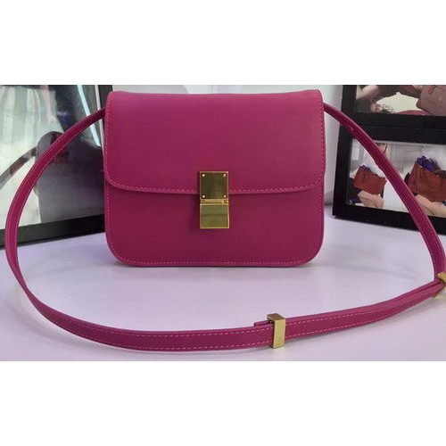 Celine Classic Box Flap Bag Kalbsleder C88008 Rosy