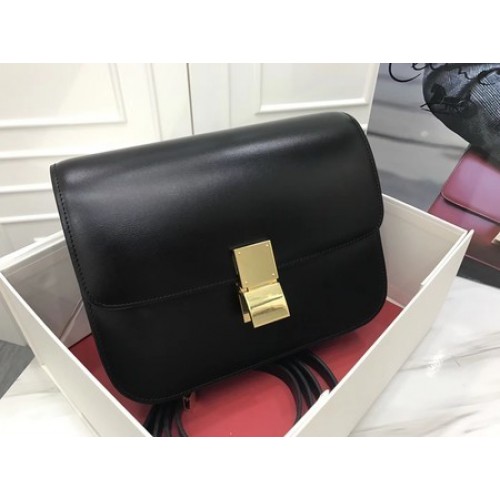 Celine Classic Box Flap Bag Original Kalbsleder 3378 Schwarz