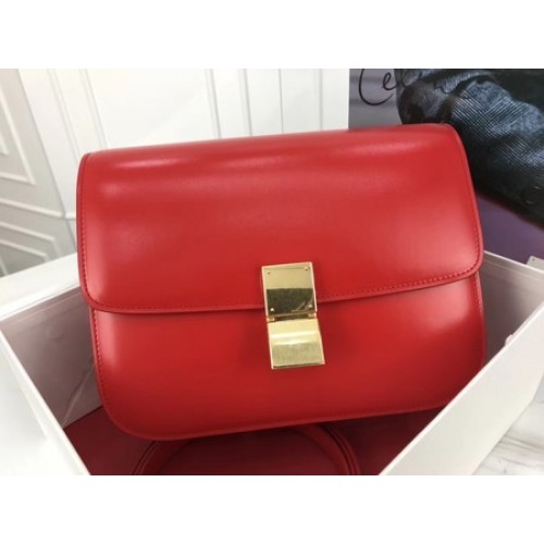 Celine Classic Box Flap Bag Original Kalbsleder 3378 Pfirsich