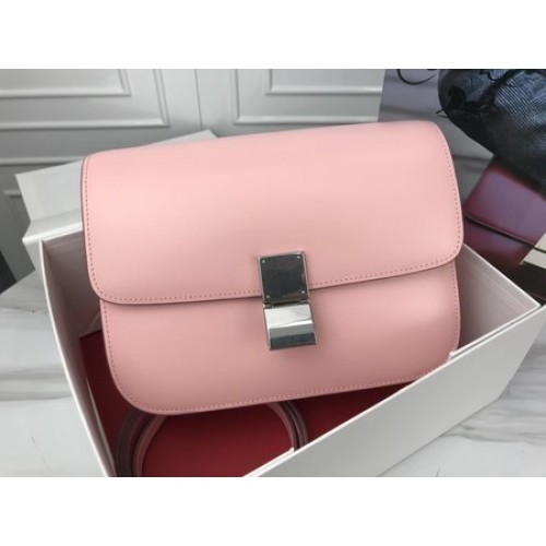 Celine Classic Box Flap Bag Original Kalbsleder 3378 Pink