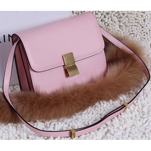 Celine Classic Box Small Flap Bag Kalbsleder C88007T Rosa