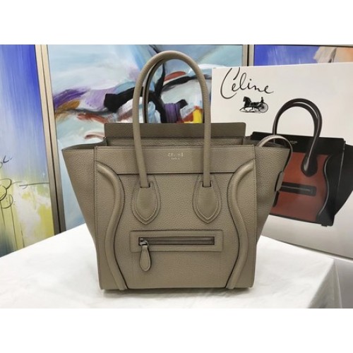 Celine Luggage Micro Tragetasche Original Leder CLY33081M Khaki