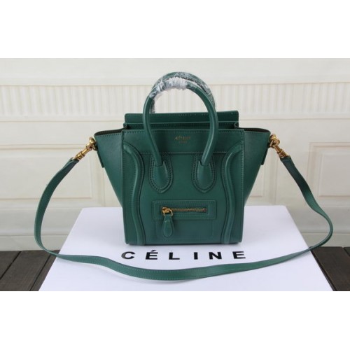 Celine Gepäcktasche Nano Original Leder CTS3309 Grün