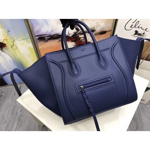 Celine Gepäck Phantom Tragetasche Kalbsleder CT3372 Blau