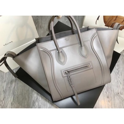 Celine Luggage Phantom Tragetasche Glattleder CT3372 Grau