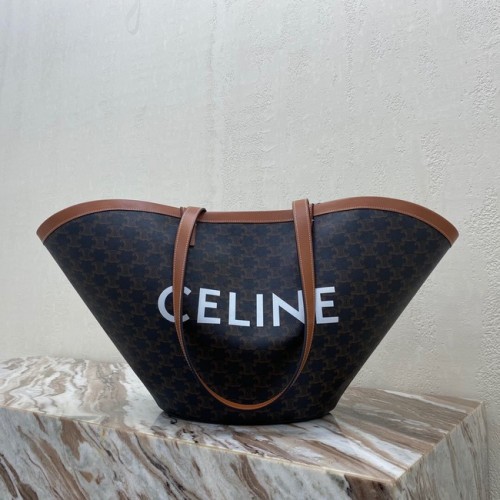 Celine MITTLERE COUFFIN-TASCHE AUS TRIOMPHE-CANVAS CELINE-DRUCK 196262 schwarz