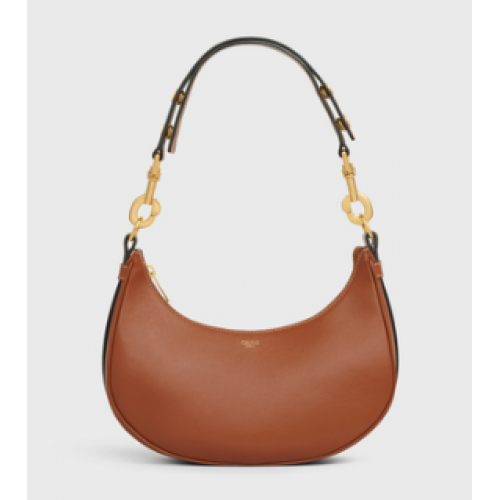 Celine AVA TASCHE MIT MITTLEREM RIEMEN AUS GLATTEM KALBSLEDER 196923 BRAUN
