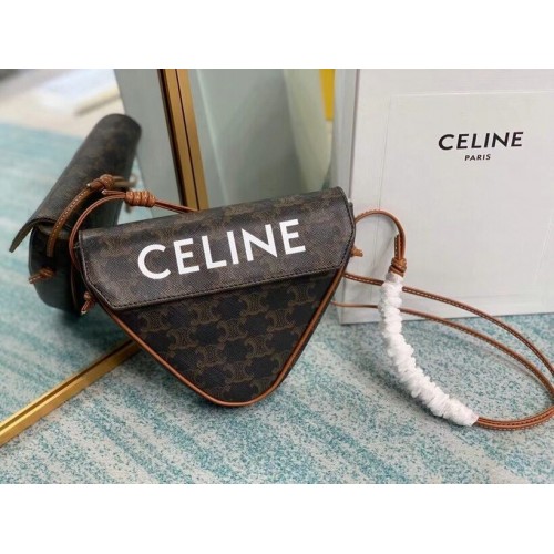 Celine MINI CABAS VERTIKAL IN TRIOMPHE LEINWAND 194355