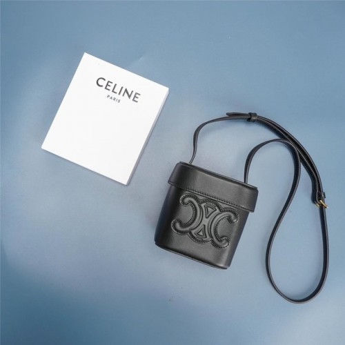 Celine MINI TEEN CLASSIC BAG IN BOX KALBSLEDER 199263 SCHWARZ