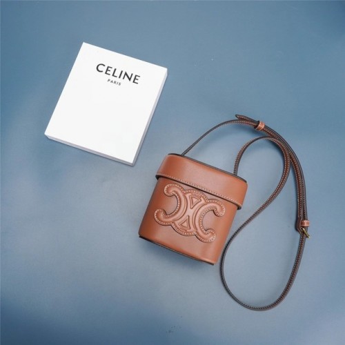 Celine MINI TEEN CLASSIC BAG IN BOX KALBSLEDER 199263 TAN