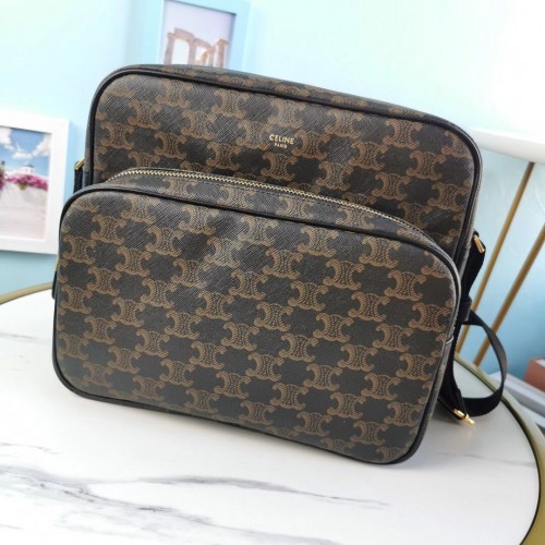 Celine KLEINE KAMERATASCHE AUS TRIOMPHE CANVAS CL90822 schwarz