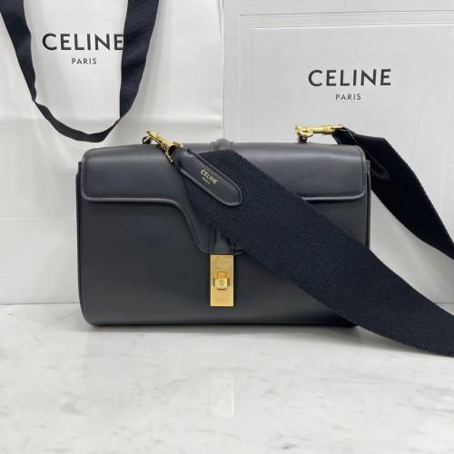 Celine TEEN SOFT 16 IN GLATTEM KALBSLEDER 196853 schwarz