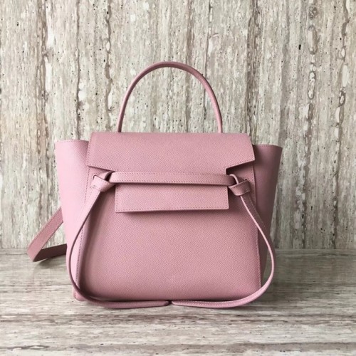 Celine Mini Gürteltasche Original Kalbsleder A98310 rosa