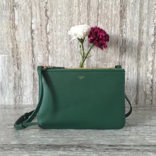 Celine Mini Trio Umhängetasche C55420 Grün