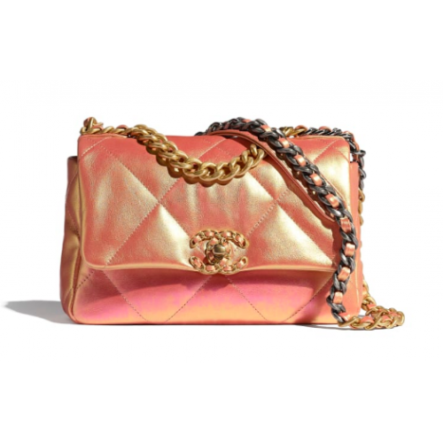 Chanel 19 Überschlagtasche AS1160 Pink