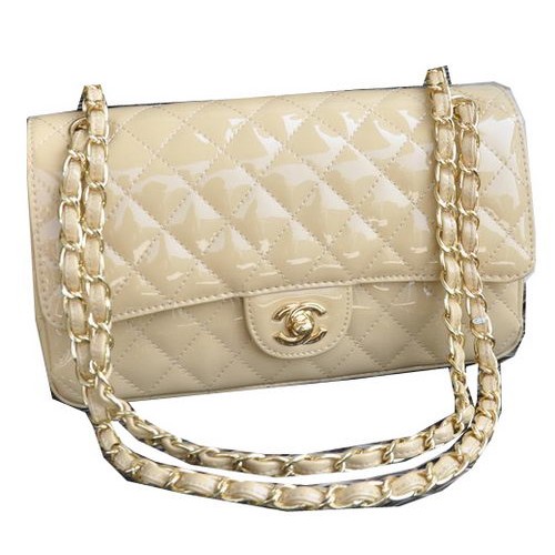 Chanel 2.55 Series Tasche Aprikose Schafsleder CHA1112 Gold