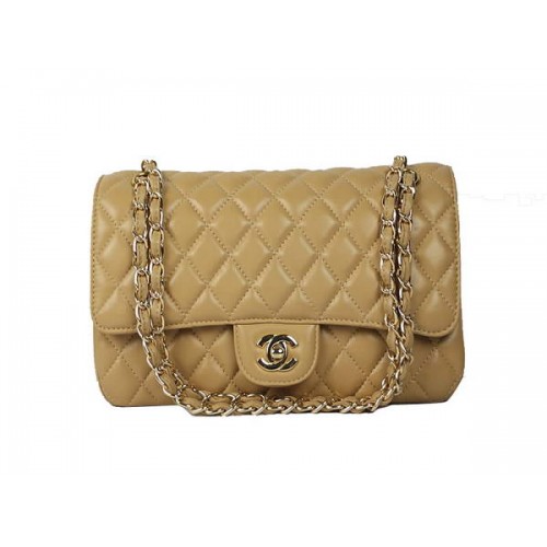 Chanel 2.55 Series Lammleder Flap Bag A1112 Apricot Gold