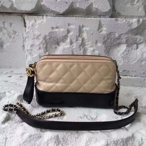 Chanel 2017 Gabrielle Original Leder Umhängetasche 17817 Kamel