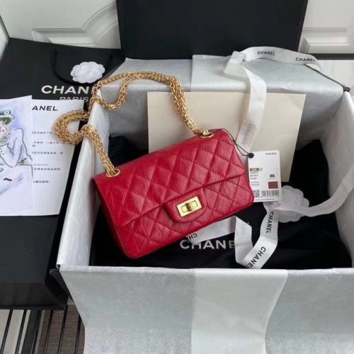 Chanel 2.55 Kalbsleder Flap Bag A37586 rot