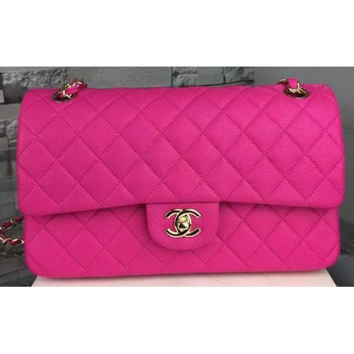 Chanel 2.55 Series Flap Bag Hirschleder A1112 Rose
